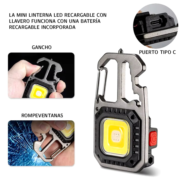 Multi-purpose mini LED flashlight