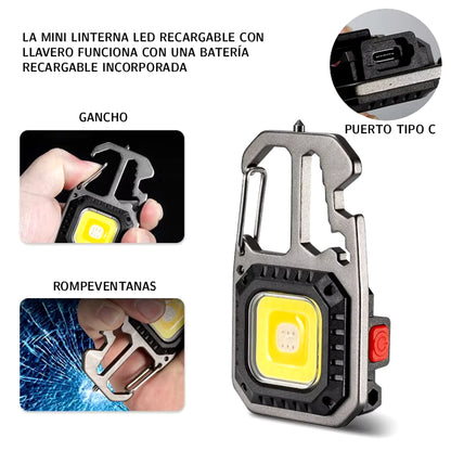 Multi-purpose mini LED flashlight